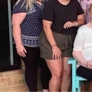 Olive Green Tie Shorts